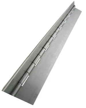 Zinc piano hinge